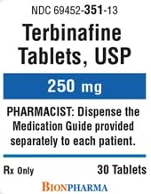 Terbinafine 250mg Tablets - 30ct