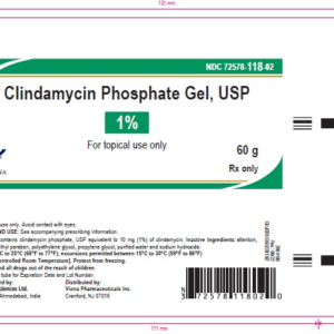 Clindamycin Phopsphate Gel 1% - 60g tube