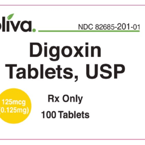 Digoxin 125mcg tablets - 100ct