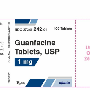 Guanfacine 1mg Tablets - 100ct