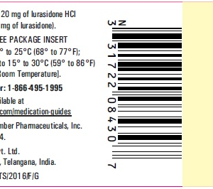 Lurasidone 120 mg tablets 30/btl