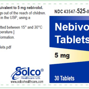 Nebivolol 5 mg tabs - 90/btl
