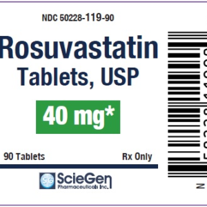 Rosuvastatin 40 mg tablets 90/ btl