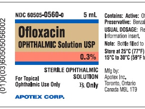Ofloxacin 0.3% Ophthalmic 5 mL