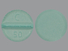 Chlorthalidone 50 mg tablets - 100/ btl