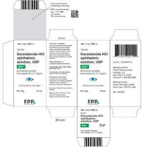 Dorzolamide 2% Ophthalmic Solution - 10 mL