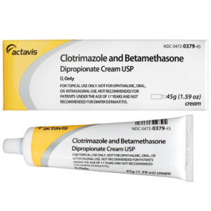 Clotrimazole and Betamethasone Diproprionate Cream 1%/0.05% - 1.59oz tube