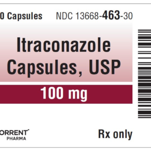 Itraconazole 100 mg Capsules - 30/btl