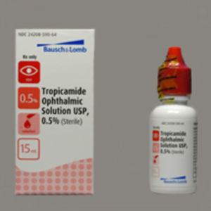 Tropicamide 0.5% Ophthalmic Sotution - 15 ml