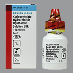 Cyclopentolate HCl 1% Opth. Sol. - 2mL