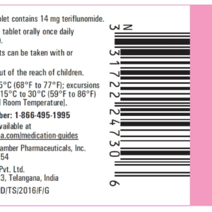 Teriflunomide 14 mg tablets - 30/ btl