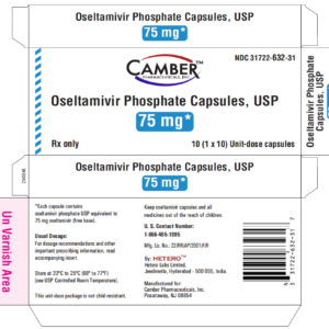 Oseltamivir 75mg Capsules - 10 UD