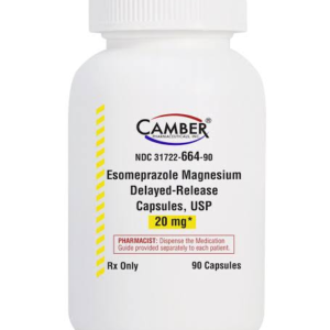 Esomeprazole Magnesium 20 mg DR capsules - 90/ btl