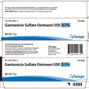 Gentamicin 0.1% Ointment - 15g