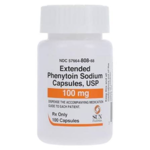 Phenytoin Sodium 100 mg ER Capsules - 100/btl
