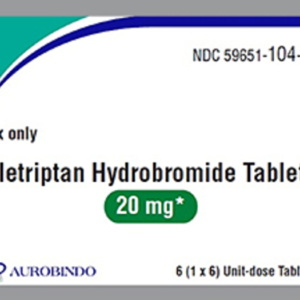 Eletriptan Hydrobromide 20mg tab 6UD