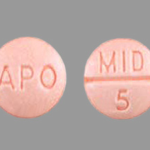 Midodrine 5 mg tabs 100/btl