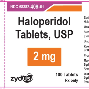 Haloperidol 2 mg tablets - 100/ btl