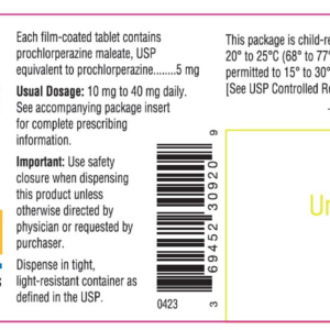 Prochlorperazine 5mg tablets - 100ct