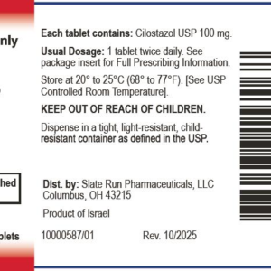 Cilostazol 100 mg tablets - 60/ btl