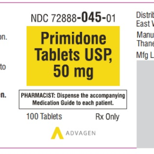 Primidone 50mg tablets - 100ct