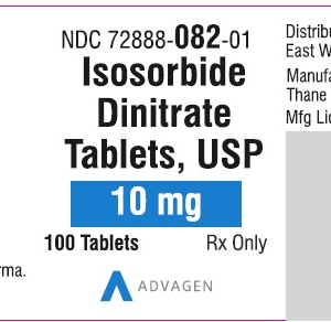 Isosorbide Dinitrate 10 mg tablets 100/ btl